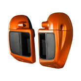 HR3 Scorched Orange / Black Denim Vented Lower Fairing Kit For Harley Touring models 2014-2024